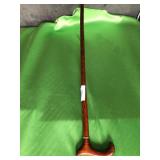 546 - WOODEN CANE WITH CARVED GRIP (A5)