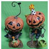 548 - BETHANY LOWE PUMPKIN GIRL & TREATS FIGURES