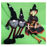 548 - GNOMES & WITCH SHELF-SITTERS (A143)