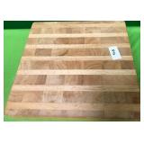 546 - WOODEN BUTCHER BLOCK  12'SQ (A5)
