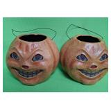 548 - TWO BETHANY LOWE PUMPKINS (A52)
