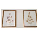 502 - TWO PIECES FRAMED ART