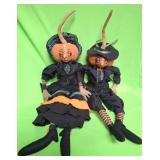 548 - JOE SPENCER PUMPKIN HEAD SHELF-SITTERS (A67)