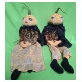 548 - JOE SPENCER EFFIE & EFREN PUMPKIN HEADS (A39