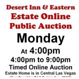 WELCOME TO OUR MON. @4pm ONLINE PUBLIC AUCTION