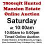 Sat.@10am - 8000sqft Haunted Mansion Estate Auction #1 11/7