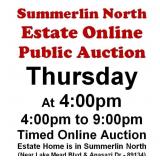 WELCOME TO OUR THUR. @4pm ONLINE PUBLIC AUCTION