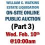 WELCOME TO OUR WEDNESDAY ESTATE ONLINE AUCTION
