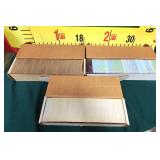 N - 3 BOXES FULL OF BASEBALL TRADING CARDS