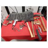 301 - LOT OF HAMMERS & SCREWS