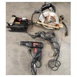 287 - LOT OF ELECTRIC TOOLS