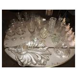 287 - LOT OF GLASS & CRYSTAL
