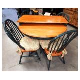 11 - PADDED CHAIR COUNTRY STYLE KITCHEN TABLE