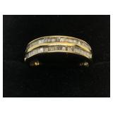 H603 14KT YELLOW GOLD DIAMOND RING