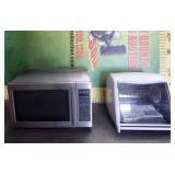 714 - ROTISSERIE OVEN & MICROWAVE