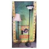 714 - TWO ELEGANT FLOOR LAMPS