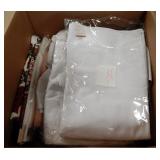 714 - BOX OF LINEN TABLECLOTHS