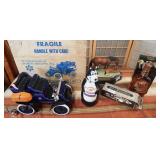 287 - MIXED LOT HOME DECOR CAR HORSE IN BOXES