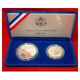 51 -2 US LIBERTY COINS COMMEMORATIVE