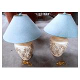11 - MATCHING TABLE LAMPS W/ SHADES