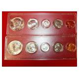 51 - TWO PROOF SETS 1964 SILVER HALF DOLLARS