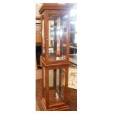 11 - SOLID WOOD CURIO CABINET