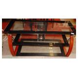 64 - TWO TONED TV STAND