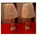 64 - PAIR OF TABLE  LAMPS