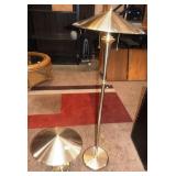 64 - MATCHING FLOOR & TABLE LAMP