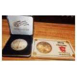 51 - TWO ESTATE SILVER EAGLES