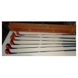 218 - 6 WILSON GOLD CLUBS IN BOX