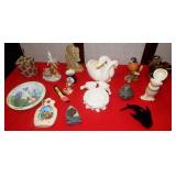 N - MIXED LOT OF CERAMIC COLLECTIBLES BIRDS