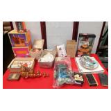 N - GREAT LOT OF DOLLS NESTING DOLLS & MORE