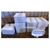 11 - LOT OF FIXTURES SOAP DISHES