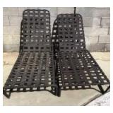 11 - PAIR OF LAWN LOUNGES