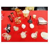 11 - MIXED LOT W/ SOME FENTON GLASS