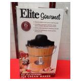 299 - ELITE GOURMET ICECREAM MAKER