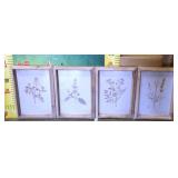 43 - BOTANNICALS FRAMED WALL ART $125