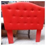 43 - NEW WMC RED TUFTED QUEEN HEADBOARD