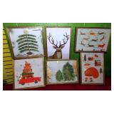 43 - NEW WMC MINI FRAMED HOLIDAY CANVASES