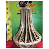 43 - WMC NEW DESIGNER WOODEN CHANDELIER