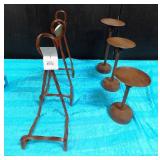43 - WMC NEW POMEROY METAL STANDS & HOLDERS
