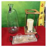 43 - NEW WMC HURRICANE LAMP & VASE $101