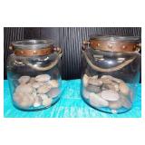 43 - NEW WMC PAIR OF CLEAR LANTERNS