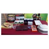 11 - MIXED LOT OF GAMES BOWLS TRUNK ORGANIZERS