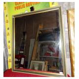 11 - LARGE HI DEF GLASS FRAMED MIRROR