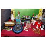 11 - MIXED LOT FISH LAMPS CLOCK M&M & MORE