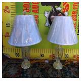 42 - 2 NEW WMC TABLE LAMPS SHADES IN PLASTIC