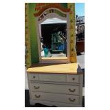 42 - LIKE NEW LEA DRESSER W/ MIRROR