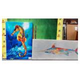 43 - NEW WMC HAND EMBELLISHED WALL ART